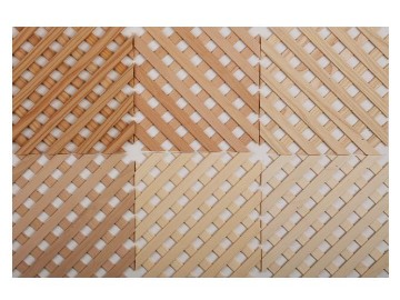 Lattice panels 45°